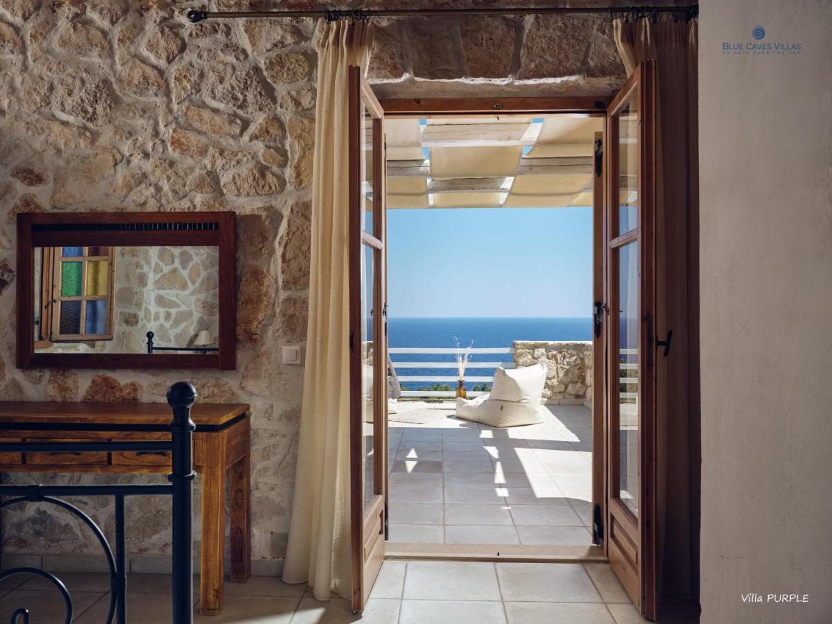 Blue Caves Villas - Exceptional Villas With Private Pools Direct Access To The Sea Korithion Exterior photo