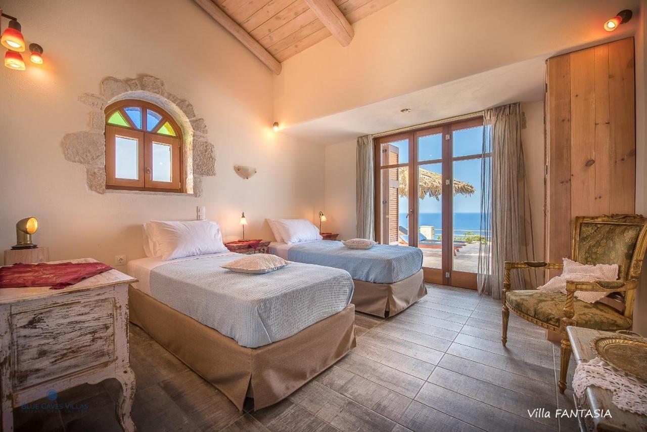 Blue Caves Villas - Exceptional Villas With Private Pools Direct Access To The Sea Korithion Exterior photo