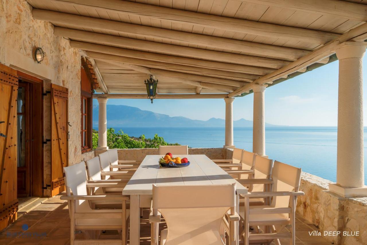Blue Caves Villas - Exceptional Villas With Private Pools Direct Access To The Sea Korithion Exterior photo