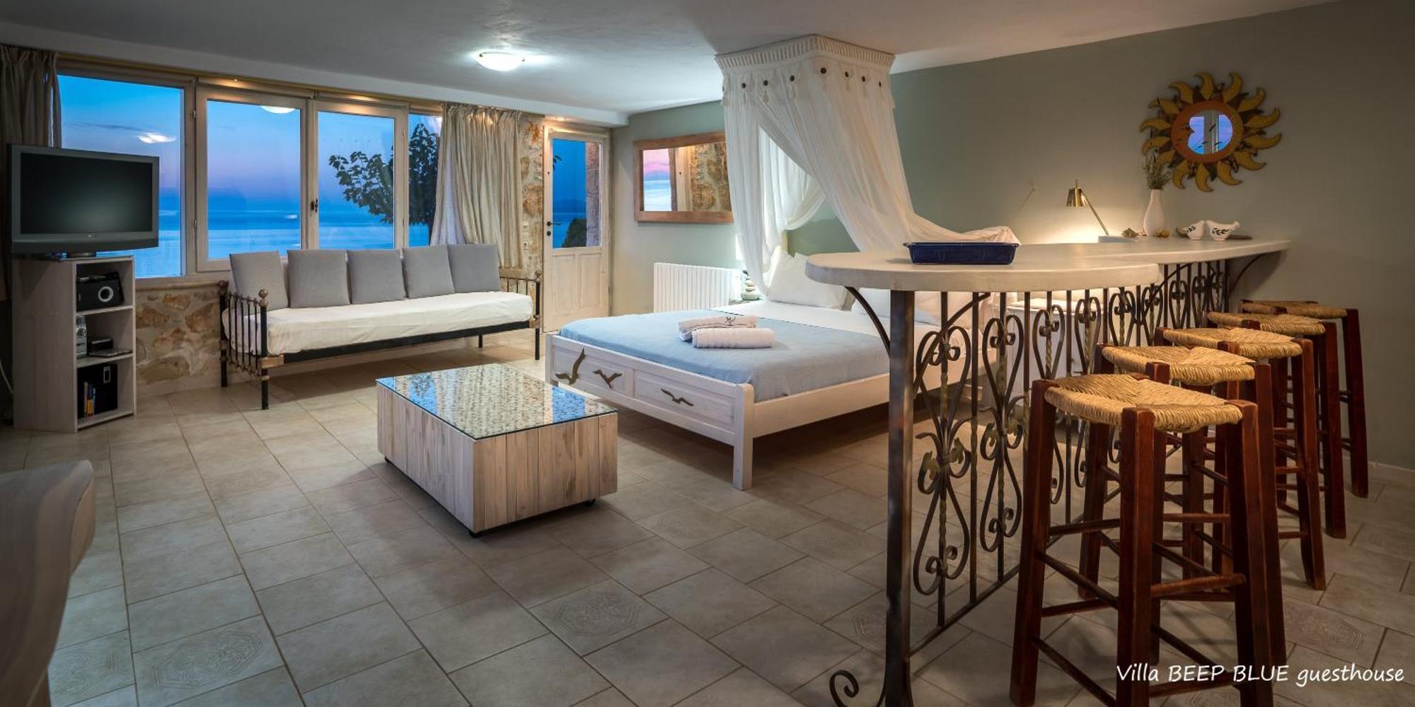 Blue Caves Villas - Exceptional Villas With Private Pools Direct Access To The Sea Korithion Room photo