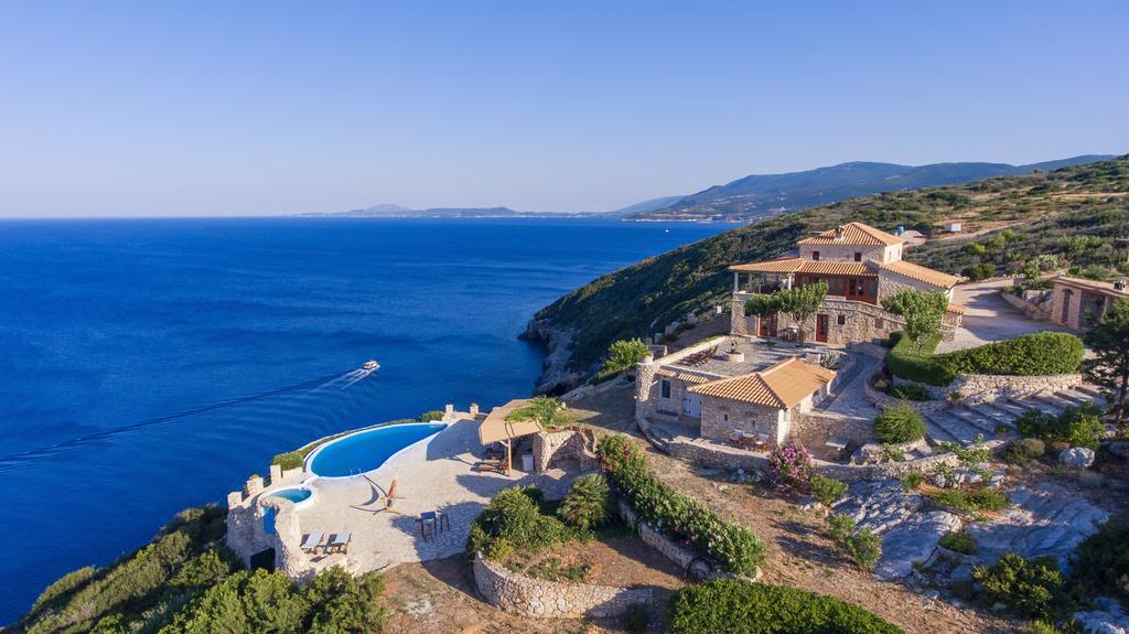 Blue Caves Villas - Exceptional Villas With Private Pools Direct Access To The Sea Korithion Exterior photo